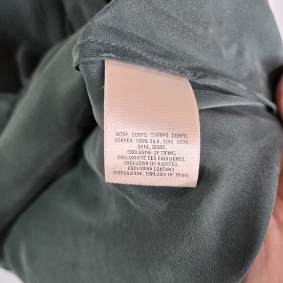 Anthropologie E By Eloise Green Silk Lace Cami Top - Picture 4 of 6